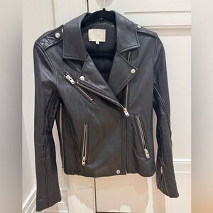 Iro Tara Black Leather Jacket